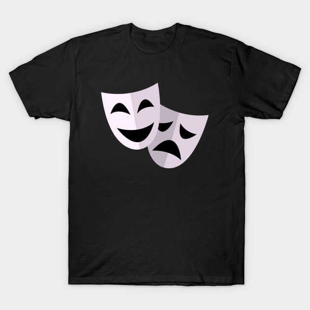 Classic Theater Masks T-Shirt by DaTacoX